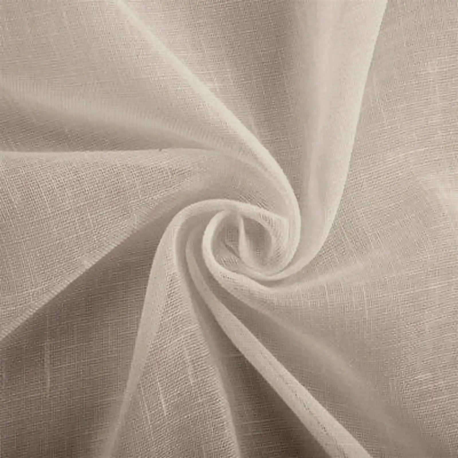Fern Extra Long & Wide Cotton Semi Sheer Curtains Gray Fabric Display1