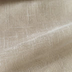 Fern Extra Long & Wide Cotton Semi Sheer Curtains Gray Fabric Display3