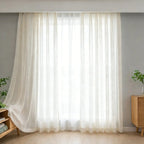 Fern Cotton Semi Sheer Curtains