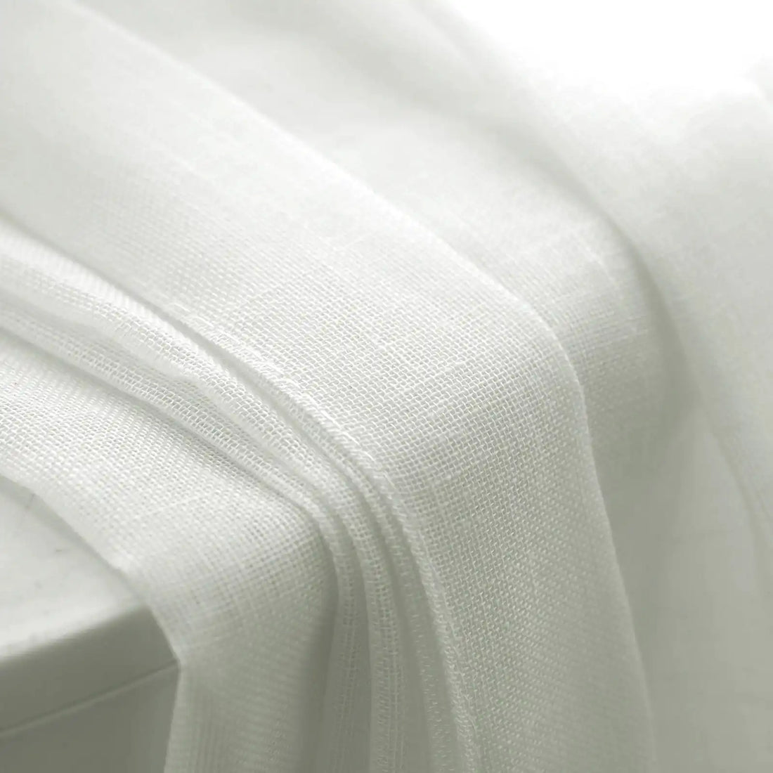 Fern Extra Long & Wide Cotton Semi Sheer Curtains Fabric Display