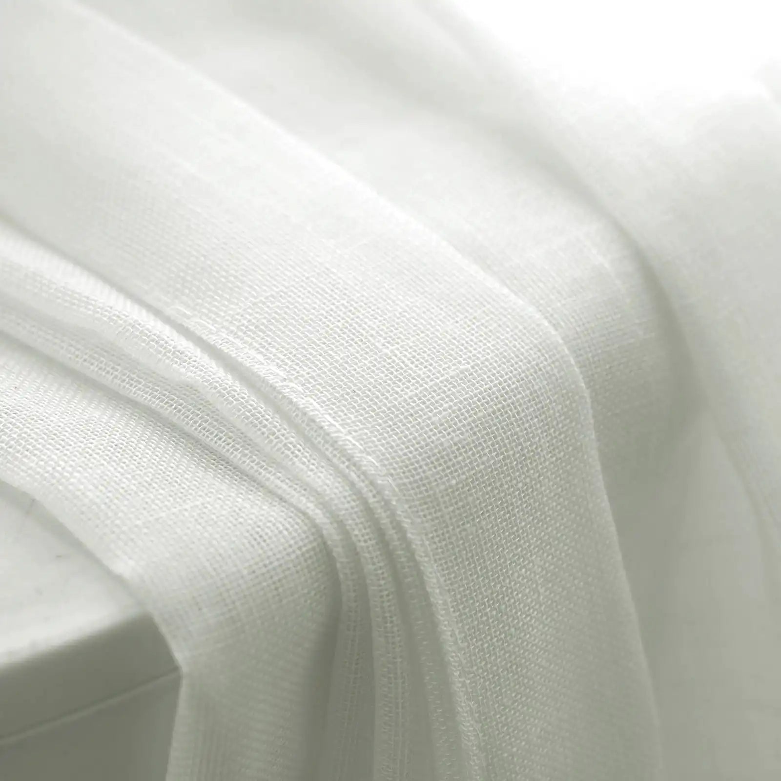 Fern Extra Long & Wide Cotton Semi Sheer Curtains Fabric Display