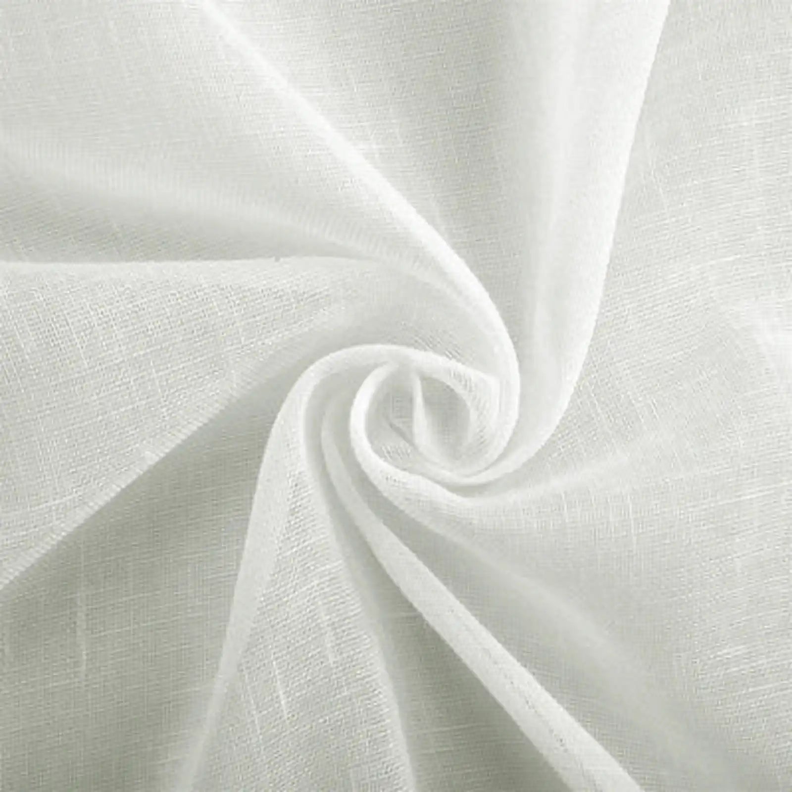 Fern Extra Long & Wide Cotton Semi Sheer Curtains Fabric Details