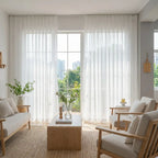 Fern Cotton Semi Sheer Curtains