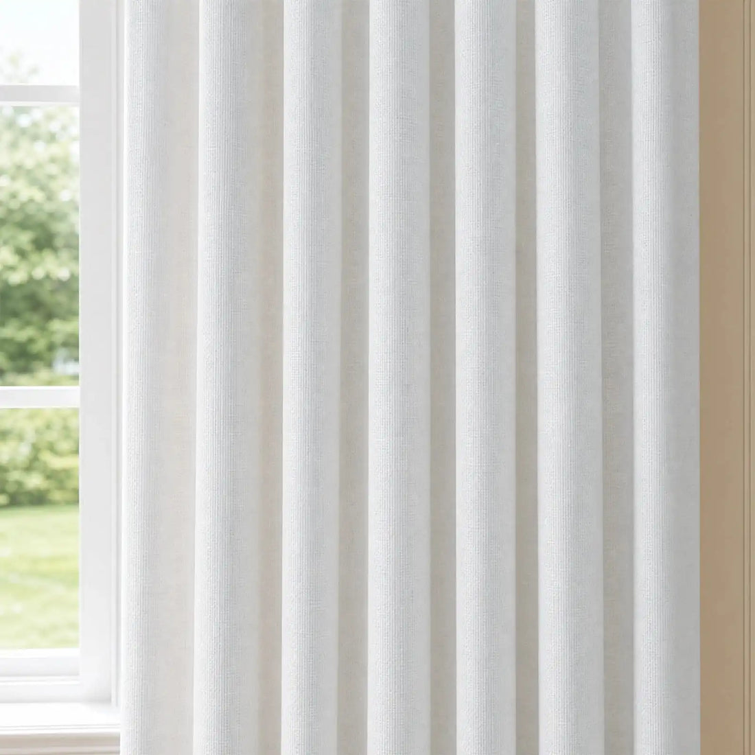 Gavin 100% Blackout Linen Look Curtains