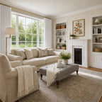 Gavin 100% Blackout Linen Look Curtains