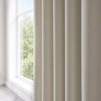 Gavin 100% Blackout Linen Look Curtains