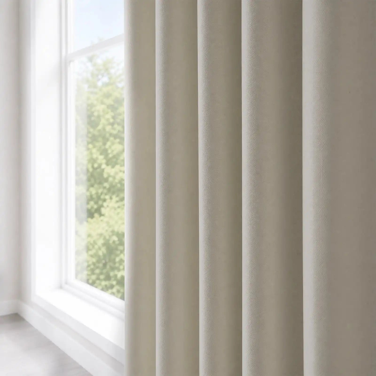 Gavin 100% Blackout Linen Look Curtains