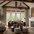 Gavin 100% Blackout Linen Look Curtains