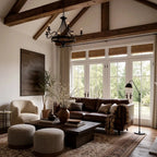 Gavin 100% Blackout Linen Look Curtains