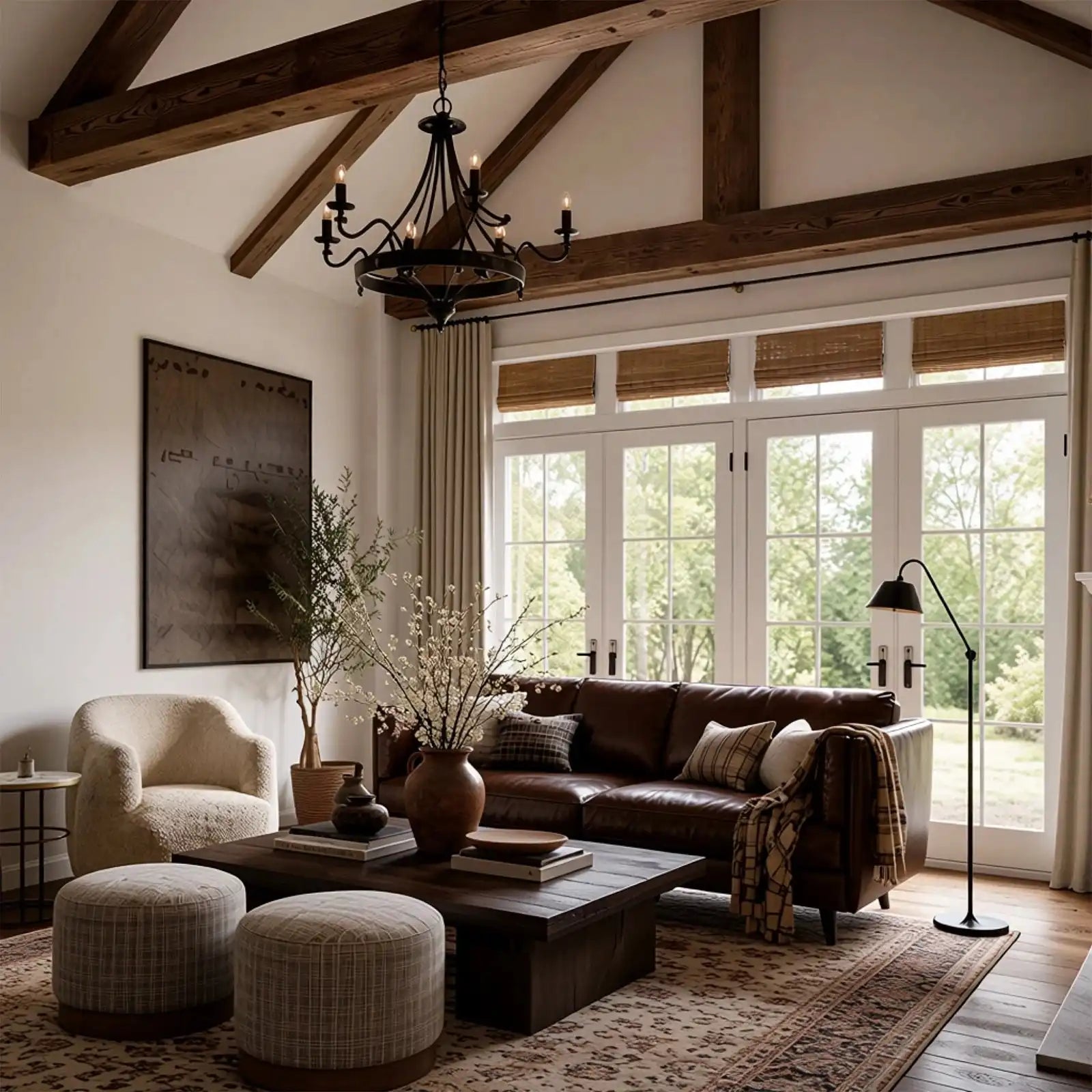 Gavin 100% Blackout Linen Look Curtains