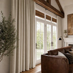 Gavin 100% Blackout Linen Look Curtains