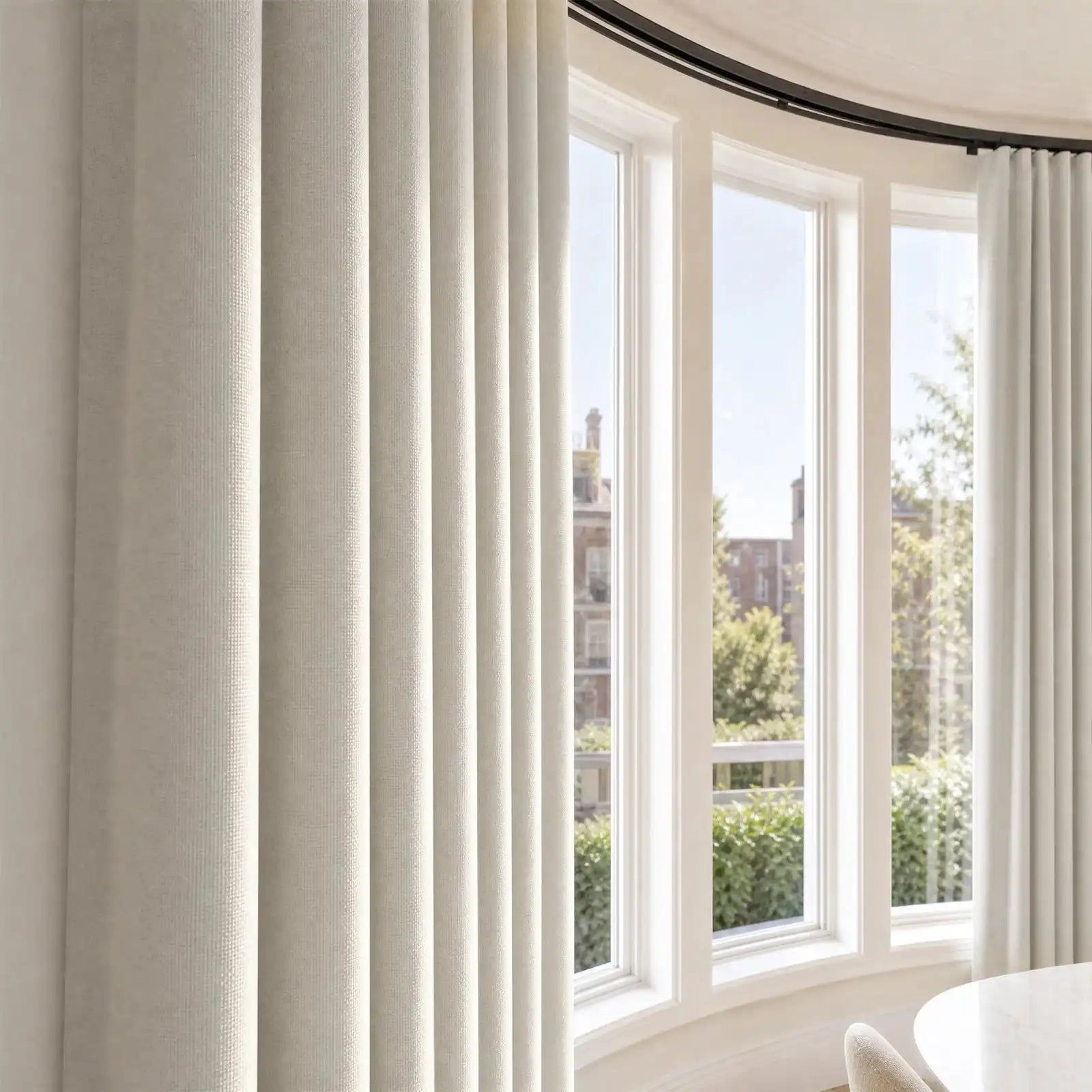 Gavin 100% Blackout Linen Look Curtains