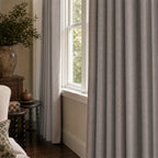 Gavin 100% Blackout Linen Look Curtains