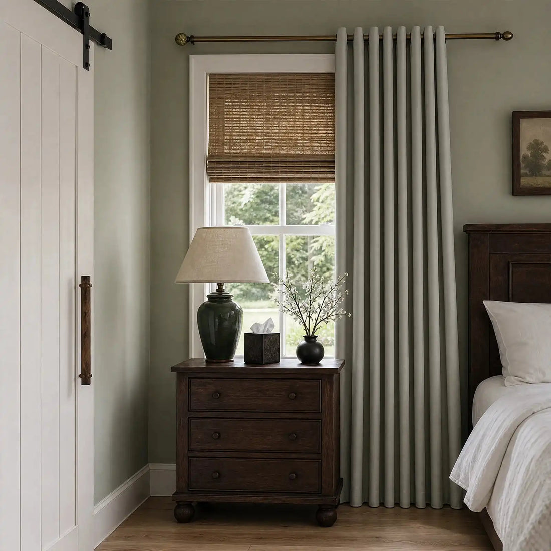 Gavin 100% Blackout Linen Look Curtains