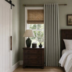 Gavin 100% Blackout Linen Look Curtains