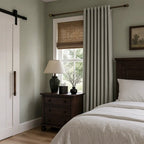 Gavin 100% Blackout Linen Look Curtains