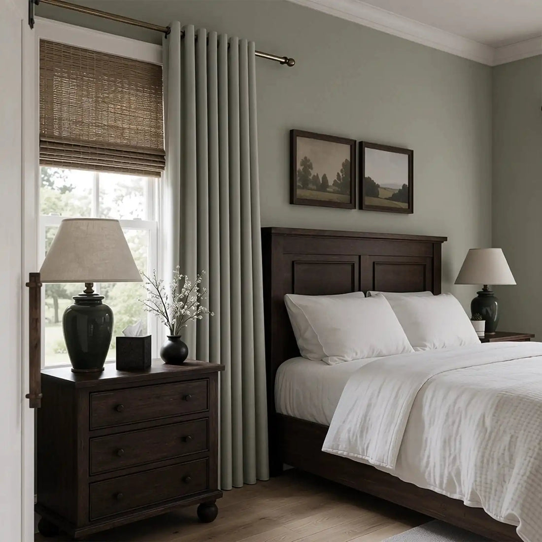 Gavin 100% Blackout Linen Look Curtains