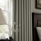 Gavin 100% Blackout Linen Look Curtains