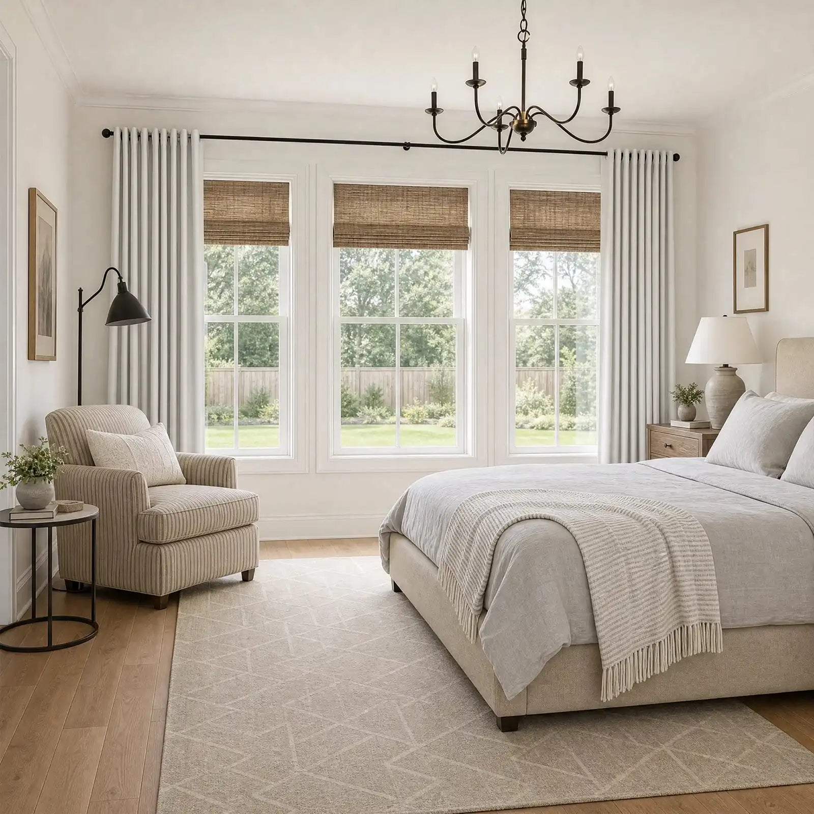 Gavin 100% Blackout Linen Look Curtains