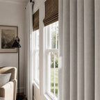 Gavin 100% Blackout Linen Look Curtains