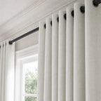 Gavin 100% Blackout Linen Look Curtains