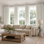 Gavin 100% Blackout Linen Look Curtains