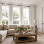 Gavin 100% Blackout Linen Look Curtains