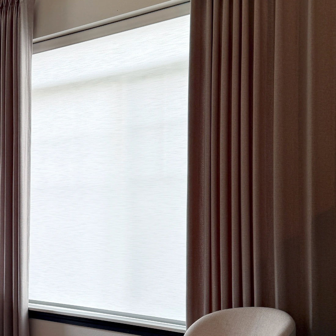 Ash Cotton Linen Blend Curtains