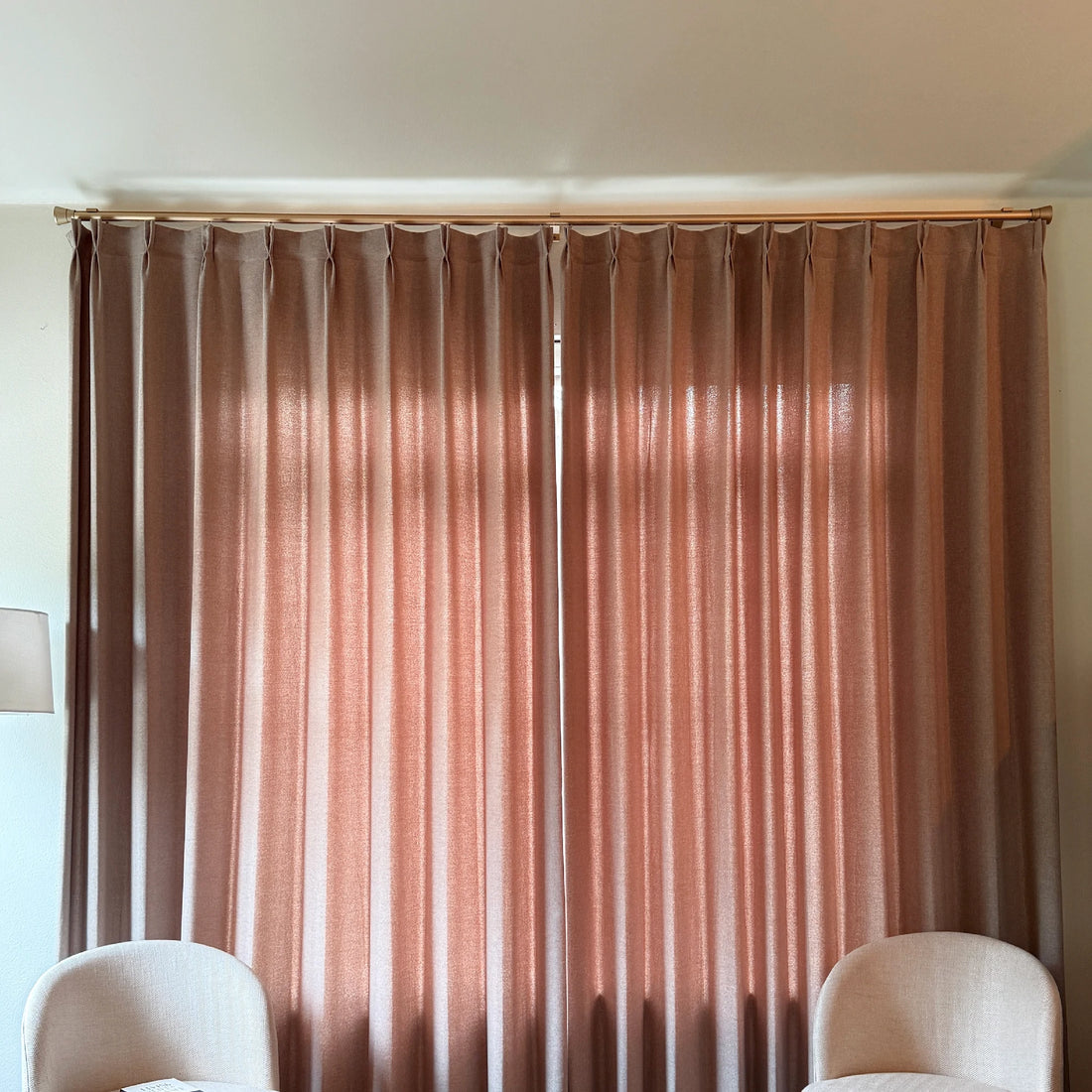Ash Cotton Linen Blend Curtains