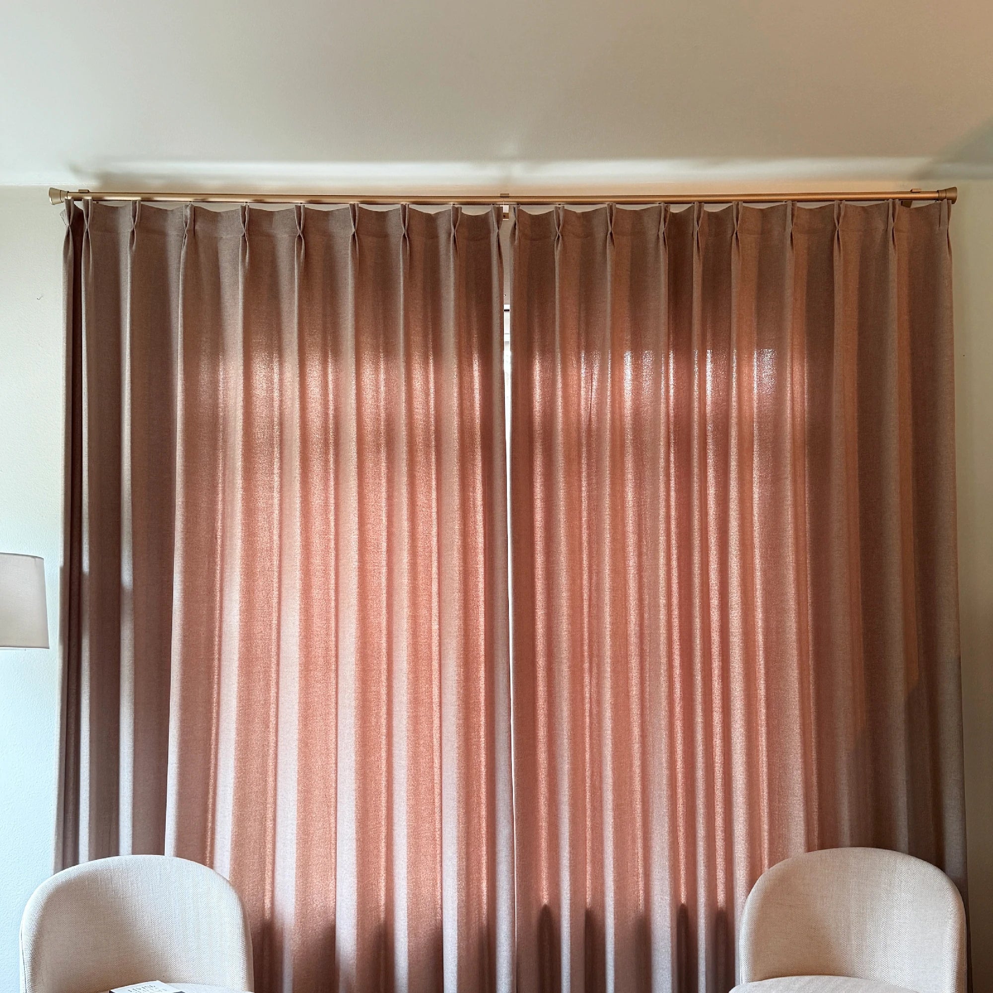 Ash Cotton Linen Blend Curtains