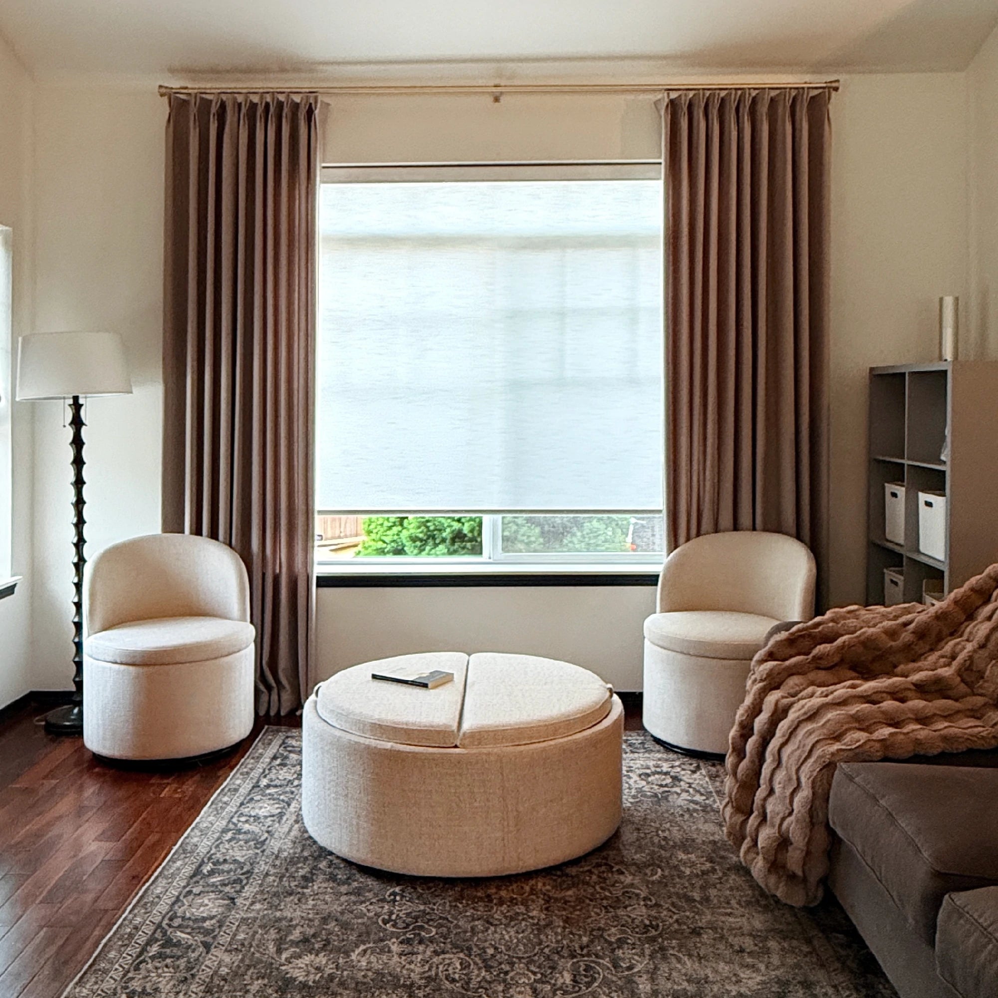 Ash Cotton Linen Blend Curtains