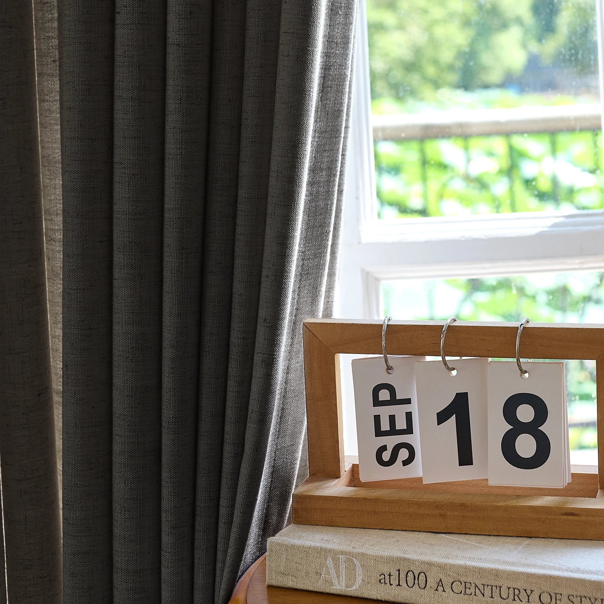 Jasper Curtains Brownish Gray Details