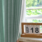 Jasper Curtains Dusty Aqua Details