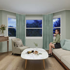 Jasper Dotted Linen Blend Curtains