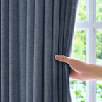 Jasper Curtains Hazy Blue Details