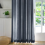 Jasper Curtains Hazy Blue Details