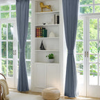 Jasper Curtains Hazy Blue Display