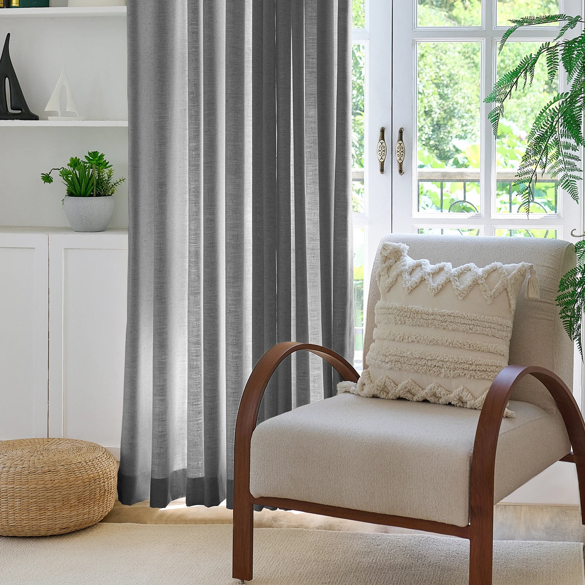 Jasper Curtains Misty Gray Details