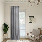 Jasper Curtains Misty Gray Installation