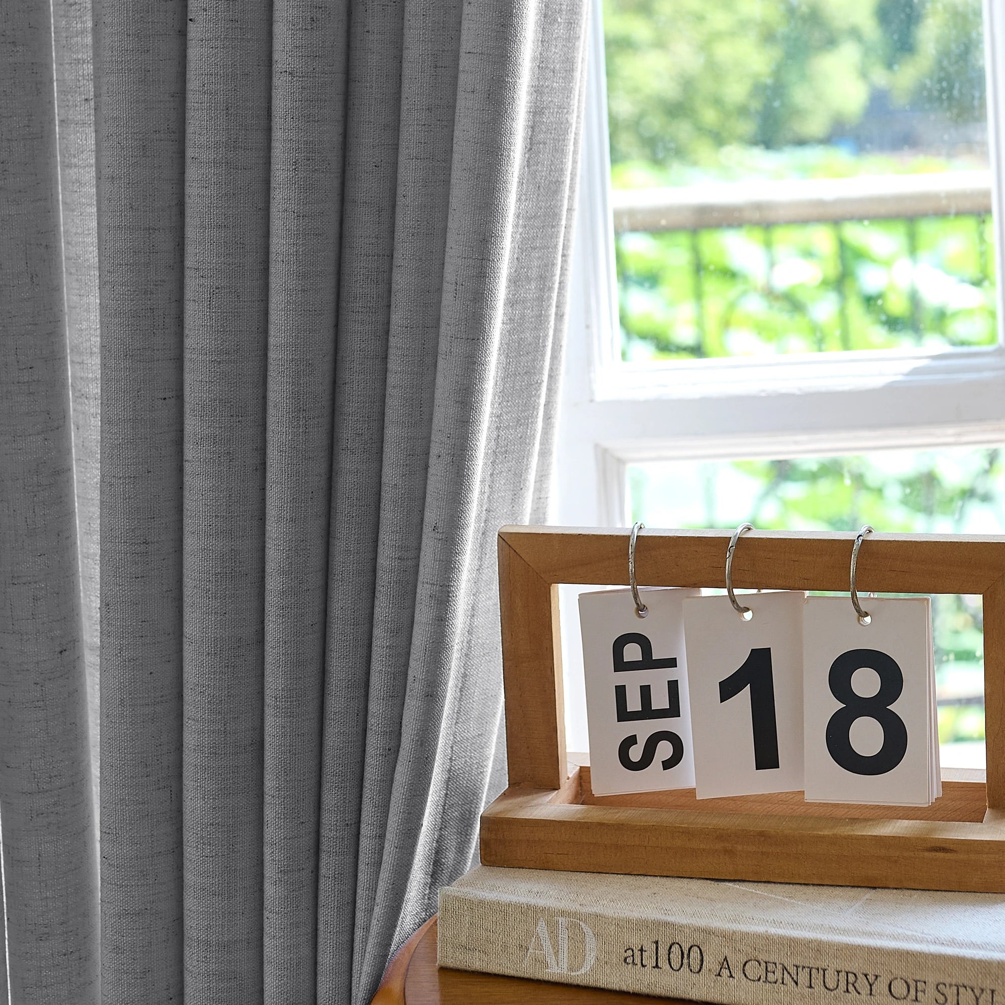 Jasper Curtains Misty Gray Details