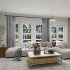 Jasper Curtains Misty Gray Display