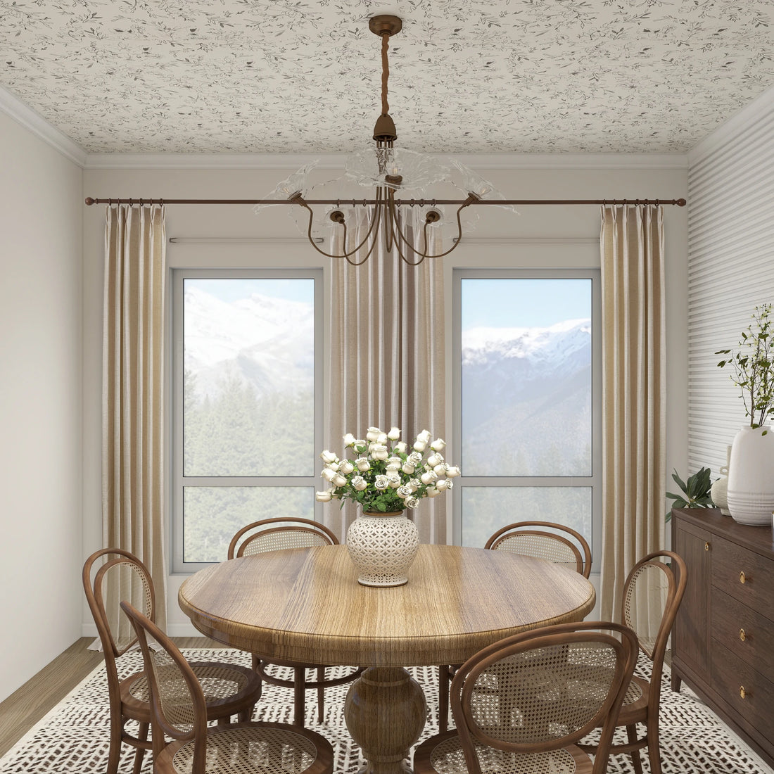 Jasper Curtains Vanilla Cream Display