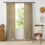 Jasper Curtains Warm Taupe Front View