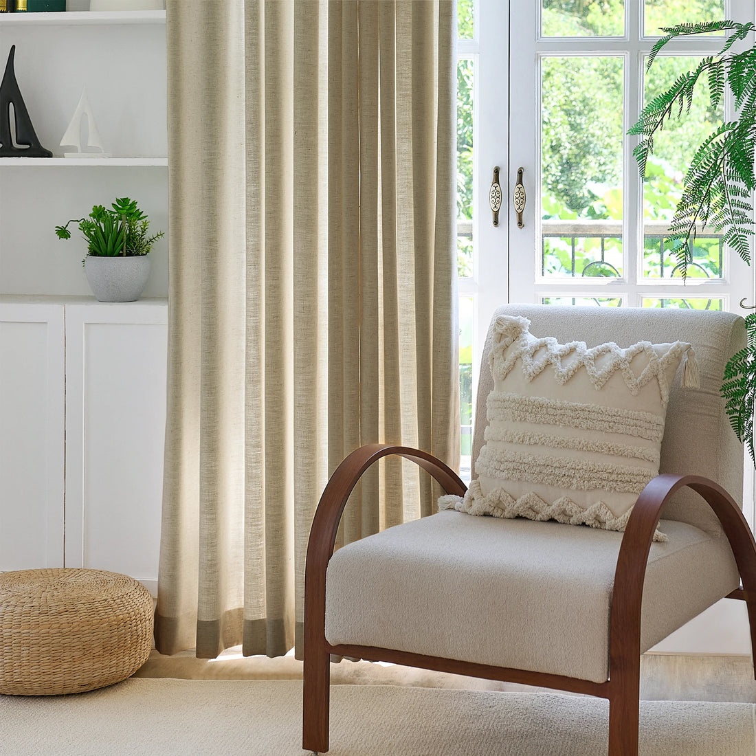 Jasper Curtains Warm Taupe Display
