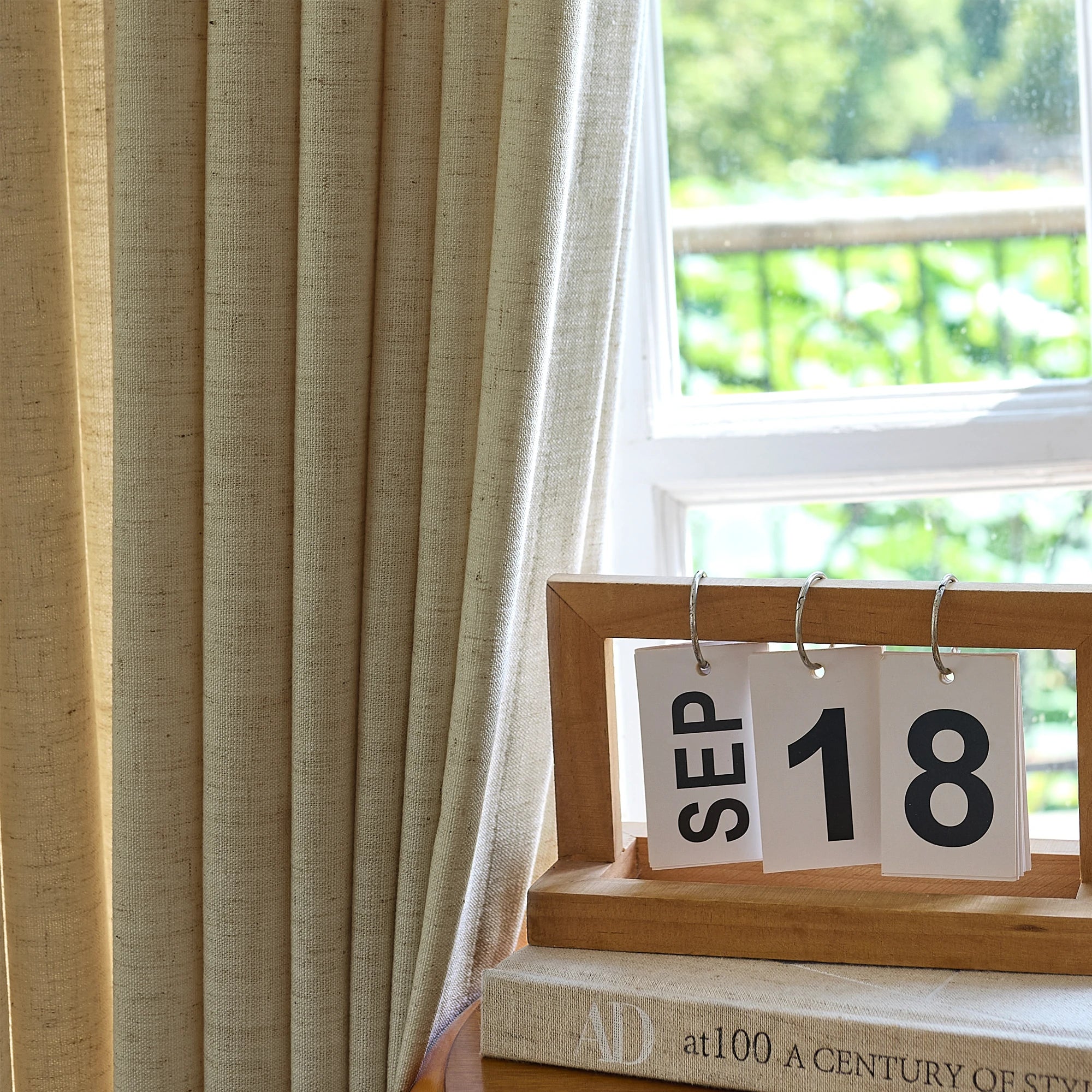 Jasper Curtains Warm Taupe Details