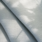 Light Gray John Linen Texture Cotton Curtains macro fabric texture showing detailed organic weave pattern under sunlight