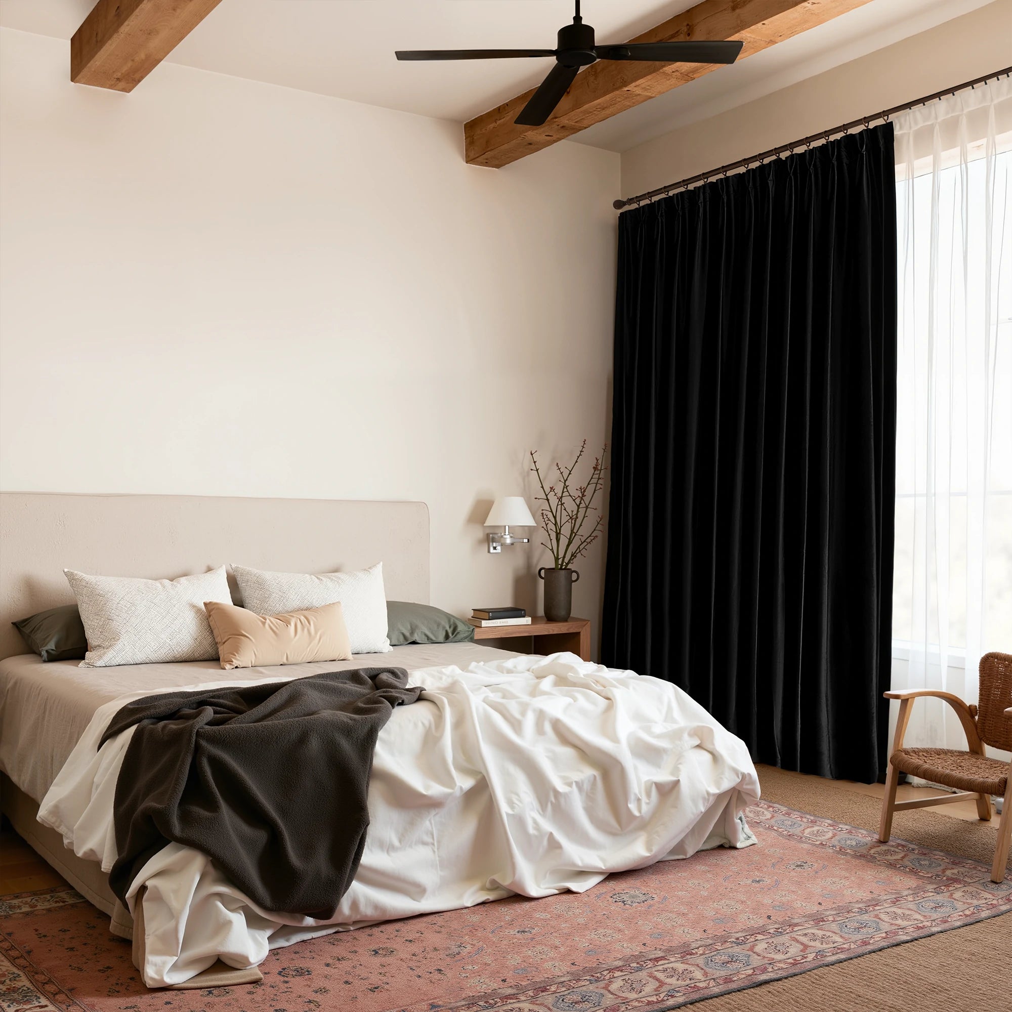 Black Velvet Curtains