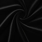 Black Velvet Curtains Fabric Display