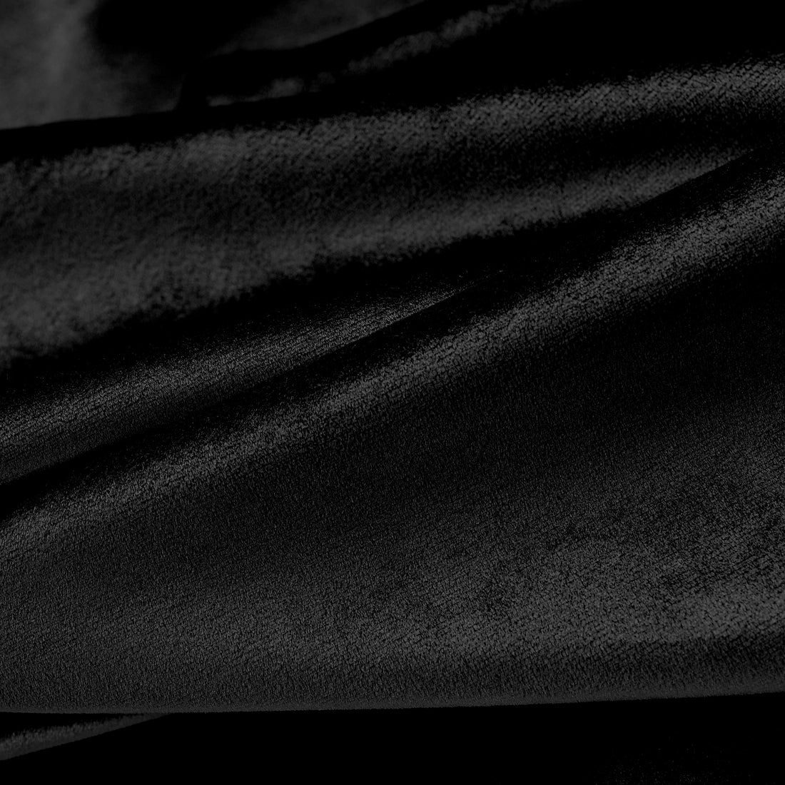 Black Velvet Curtains Fabrc Display