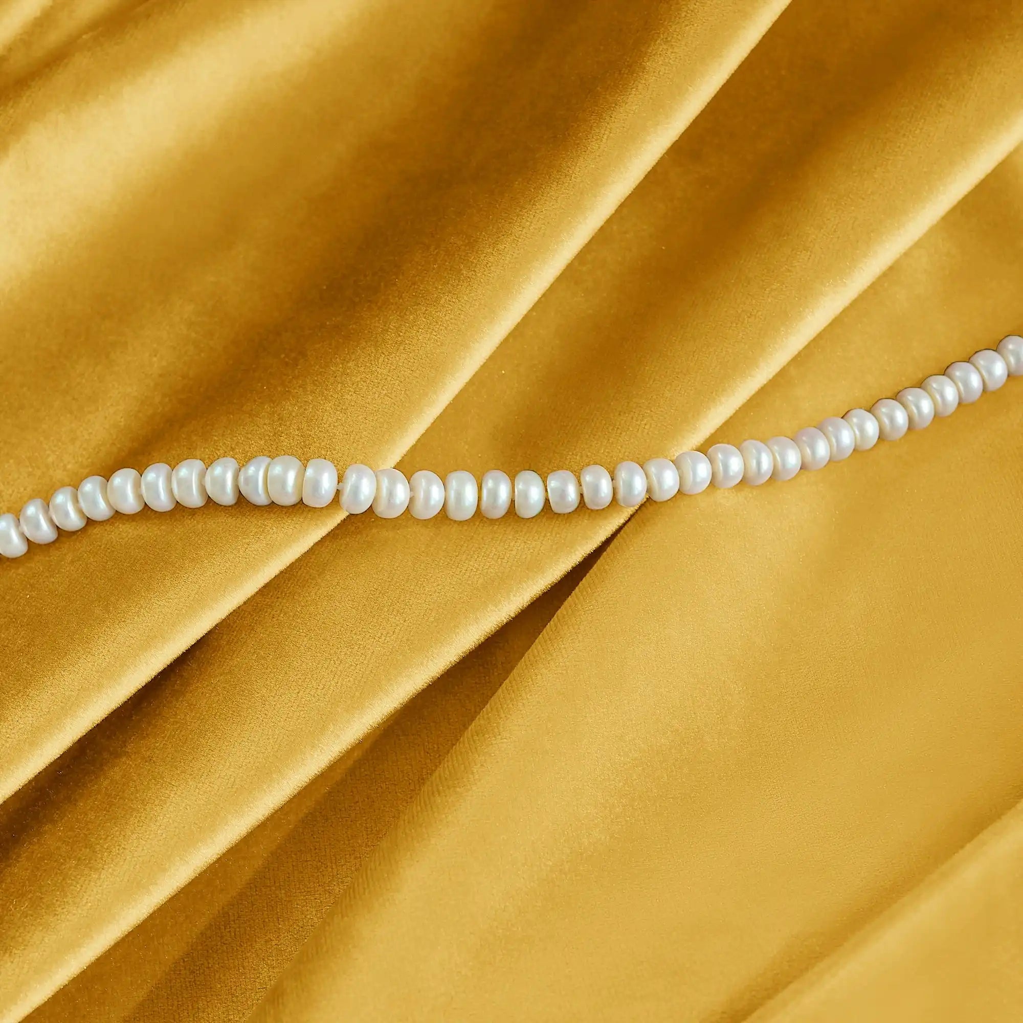Details of gold velvet curtains